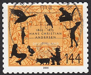 Timbre: Composition avec silhouettes (Adh&eacute;sif)