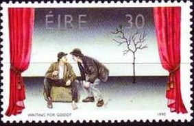 Timbre: Th&eacute;atre-en attendant Godot