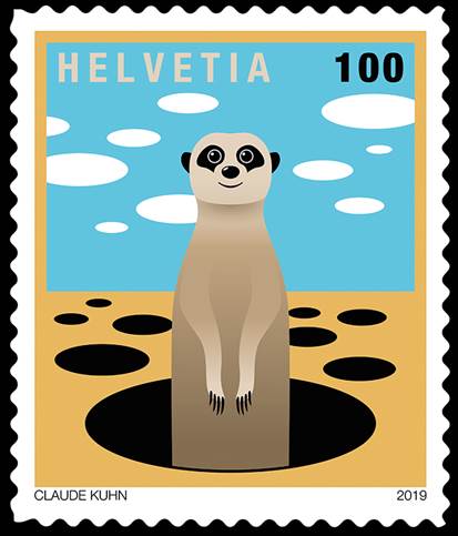 Timbre: Chien de prairie
