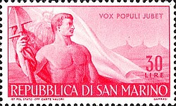 Timbre: A la gloire du travail