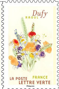 Timbre: Fleurs de Raoul Dufy n&deg; 2