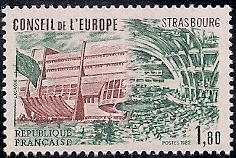 Timbre: Conseil de l'Europe.