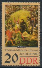Timbre: D&eacute;tail d'un tableau de Werner T&uuml;bke
