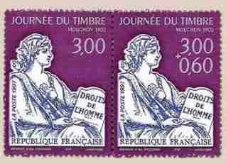 Timbre: Journ&eacute;e du timbre Mouchon 1902