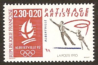 Timbre: Alberville 92 Patinage
