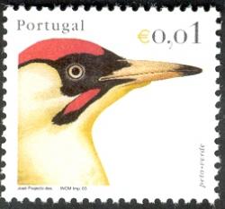 Timbre: Pic vert-dor&eacute; (Piculus chrysochloros)
