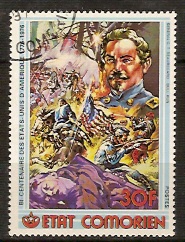 Timbre: 200 ans de la Guerre de S&eacute;cession - Cavaliers