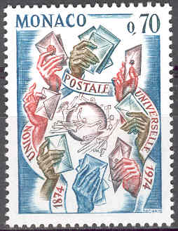 Timbre: Centenaire de l'U.P.U.