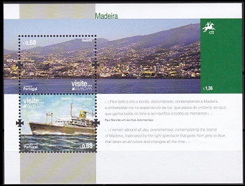 Timbre: Europa: Tourisme &agrave; Mad&egrave;re