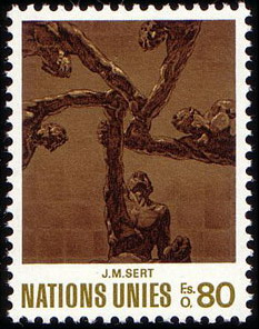 Timbre: L'art aux Nations Unies