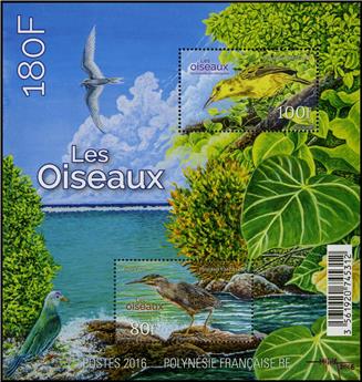 Timbre: Oiseaux de Polynésie 