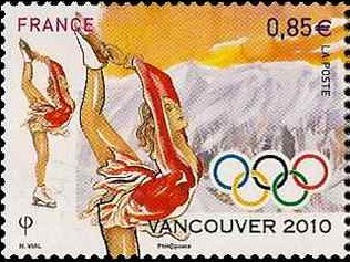 Timbre: Vancouver 2010 - Patinage artistique