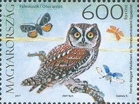 Timbre: Chouettes de Hongrie 