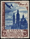Timbre: XIX centenaire Virgen del Pilar