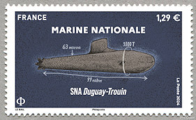Timbre: Marine Nationale SNA Duguay-Trouin