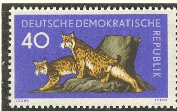 Timbre: Animaux des forets