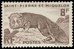 Timbre: Renard argent&eacute;. S&eacute;rie 