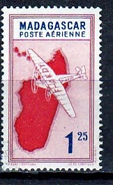 Timbre: Avion survolant l'&icirc;le rouge