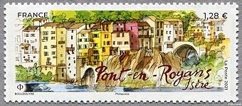 Timbre: Pont-en-Royans en Is&egrave;re