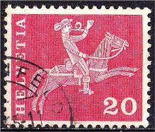 Timbre: Courrier mont&eacute;, fluorescence