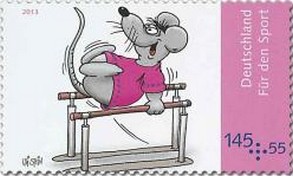 Timbre: Pour le sport : barres parall&egrave;les