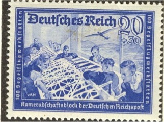 Timbre: Postiers allemands