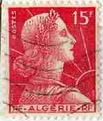 Timbre: Marianne de Muller - Alg&eacute;rie