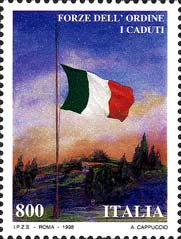Timbre: Forces de l'Ordre.