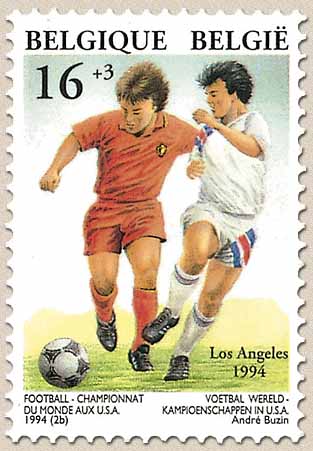 Timbre: Coupe du monde de football aux USA