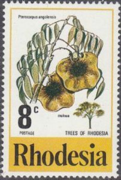 Timbre: Pterocarpus angolensis