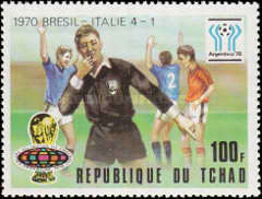 Timbre: Coupe du monde football Argentine 1978