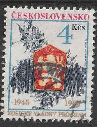 Timbre: 40e anniversaire du programme de gouvernement de Kosice