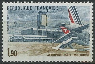 Timbre: A&eacute;roport B&auml;le-Mulhouse