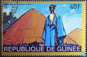 Timbre: Case et homme du Fouta-Djallon