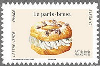 Timbre: P&acirc;tisseries : Paris - Brest