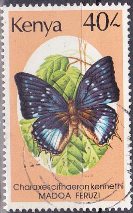 Timbre: Charaxes &agrave; points bleus