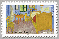 Timbre:  chambre de Vincent Van Gogh &agrave; Arles