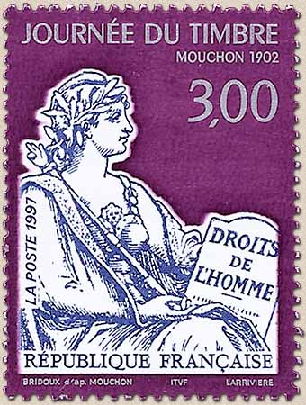 Timbre: Journ&eacute;e du Timbre  Mouchon 1902