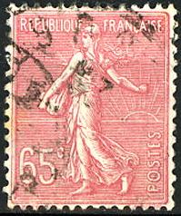 Timbre: Semeuse lign&eacute;e