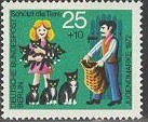 Timbre: Pour la jeunesse: port&eacute;e de chatons