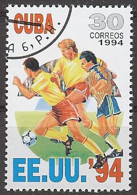 Timbre: Coupe du monde de football aux USA