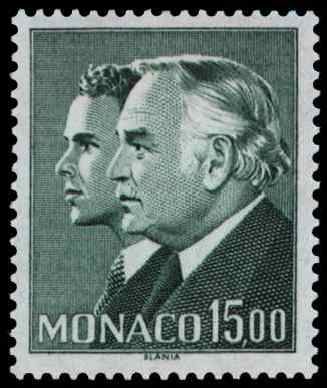 Timbre: Princes Rainier III et Albert