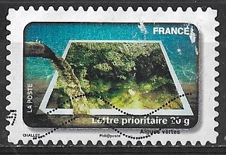 Timbre: Le Timbre F&ecirc;te l'Eau : Fonds marins