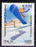 Timbre: Championnat du monde de snowboard