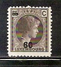 Timbre: Grande-duchesse charlotte surcharg