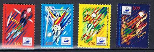 Timbre: Coupe du monde de football, France 98