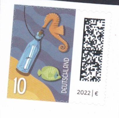 Timbre: Monde des lettres - Adh&eacute;sif