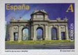 Timbre: Portes Monumentales. Puerta de Alcal&agrave; (Madrid).