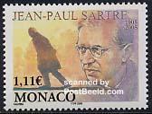 Timbre: Personnalit&eacute;. Litt&eacute;rature :Jean-Paul Sartre