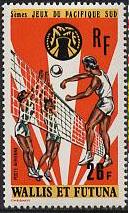 Timbre: Jeux du Pacifique Sud Volley
